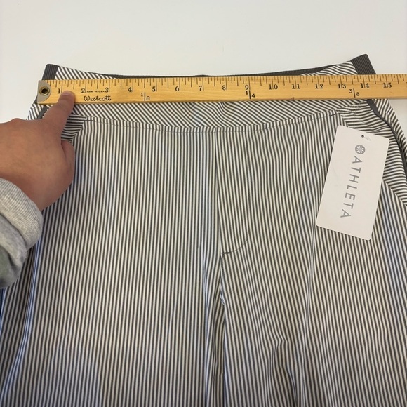 Athleta Brooklyn Textured Ankle Pull On Pants Women’s Size 6 Tall NEW - Picture 8 of 13